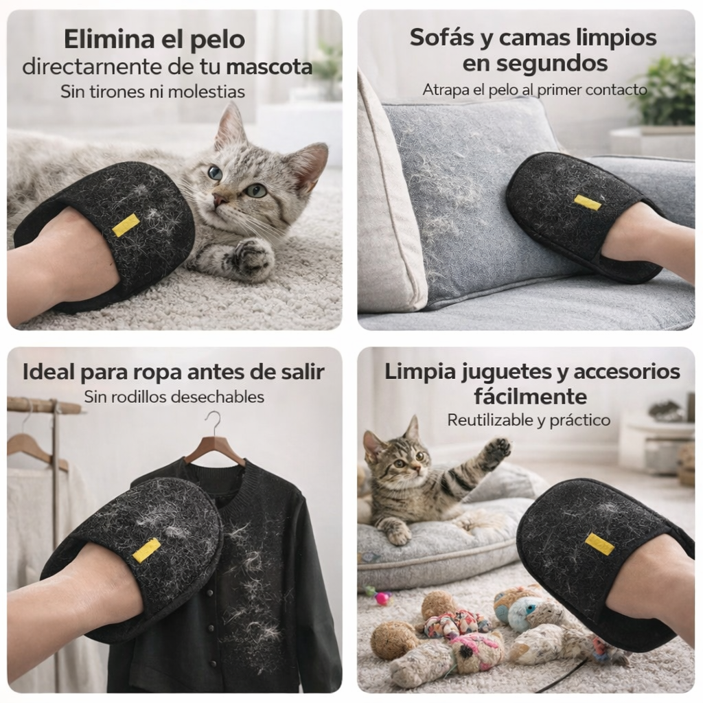 Guante Removedor de Pelo para Mascotas™