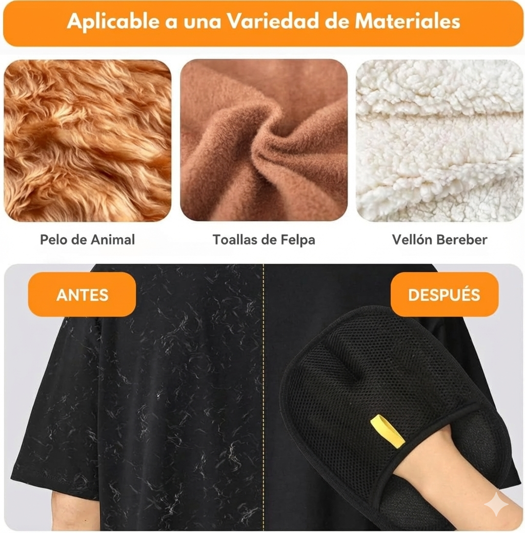 Guante Removedor de Pelo para Mascotas™