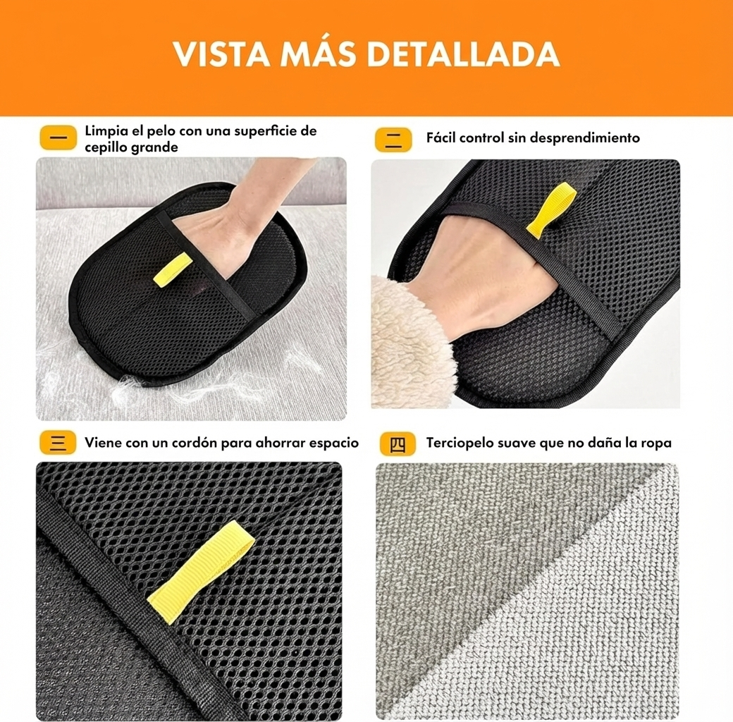Guante Removedor de Pelo para Mascotas™