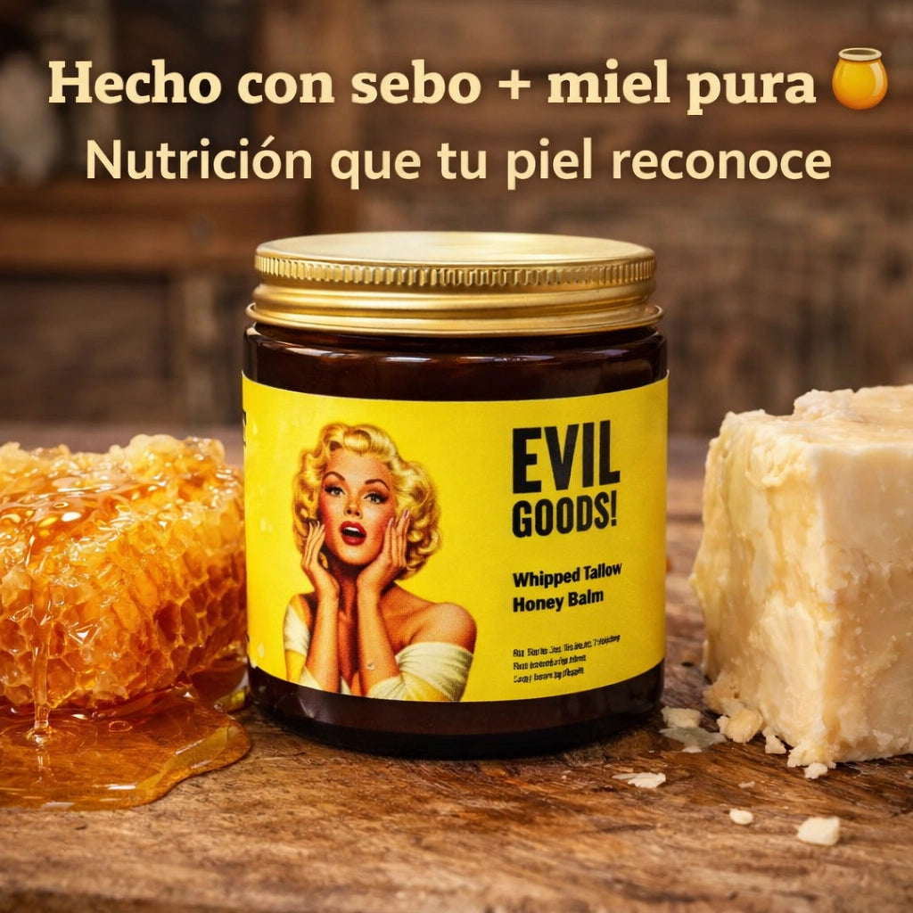 🍯 Bálsamo de Sebo y Miel: El Secreto Ancestral para una Piel de Porcelana ✨